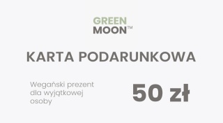 Karta podarunkowa GREEN MOON® 50 zł