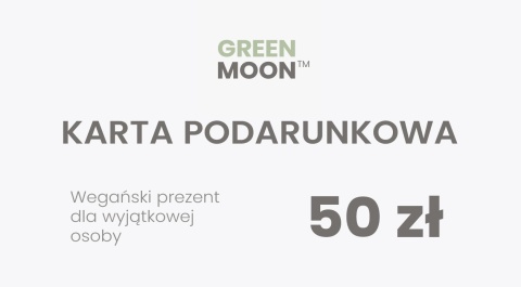 Karta podunkowa 50 zł prezent kosmetyki weganskie