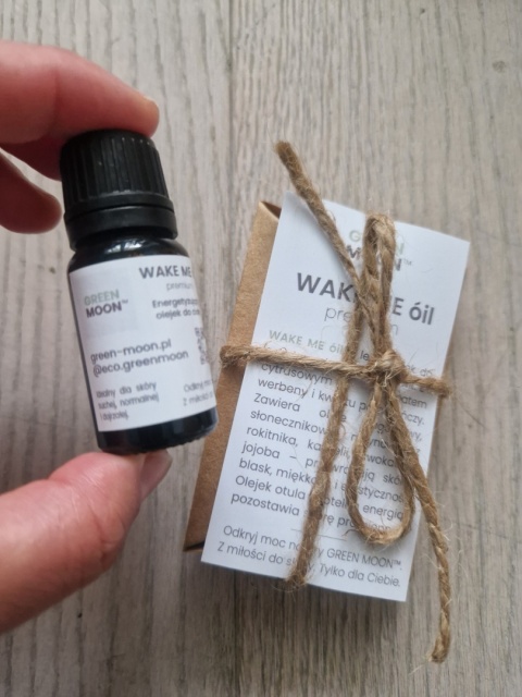 Energetyzujący olejek do ciała WAKE ME óil premium mini 5 ml GREEN MOON®