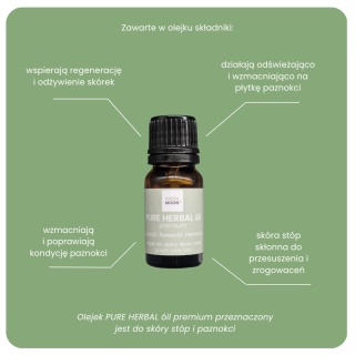 PURE HERBAL óil premium - olejek do skóry z problemami