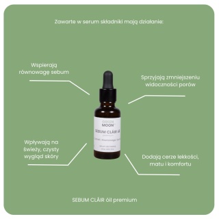 SEBUM CLÁIR óil premium – cera tłusta i mieszana