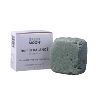 hair in BALANCÉ premium – 100% wegański szampon w kostce z zieloną herbatą | GREEN MOON™