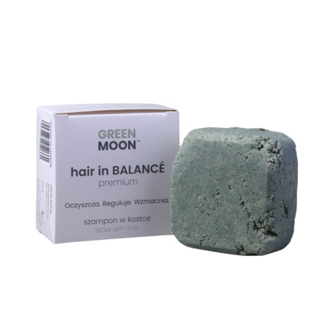 hair in BALANCE premium – 100% vegan shampoo bar with green tea | GREEN MOON™
