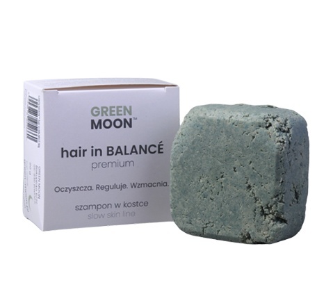 hair in BALANCE premium – 100% vegan shampoo bar with green tea | GREEN MOON™