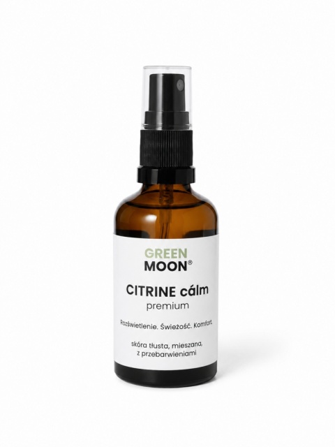 GREEN MOON® CITRINE cálm premium – naturalna mgiełka cytrynowa do twarzy, ciała i włosów