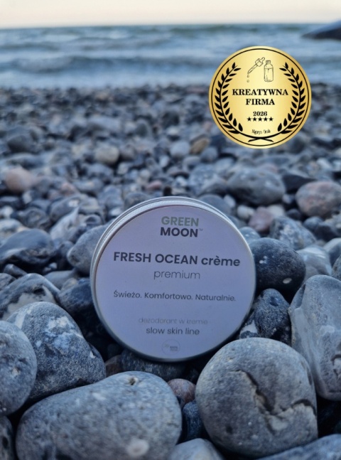 GREEN MOON® FRESH OCEAN crème premium – naturalny dezodorant w kremie w puszce aluminium