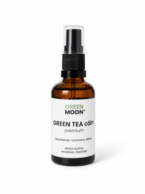 GREEN TEA cálm premium mist-to-go – antyoksydacyjna mgiełka z hydrolatem zielonej herbaty