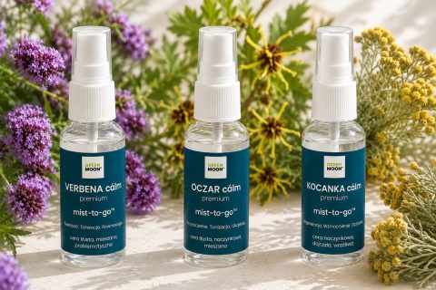 GREEN MOON® slow skin line – naturalne mgiełki na bazie hydrolatów do codziennej pielęgnacji