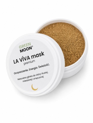 Glinka do skóry tłustej, mieszanej i zmęczonej – LA VÍVA mask premium 50 g