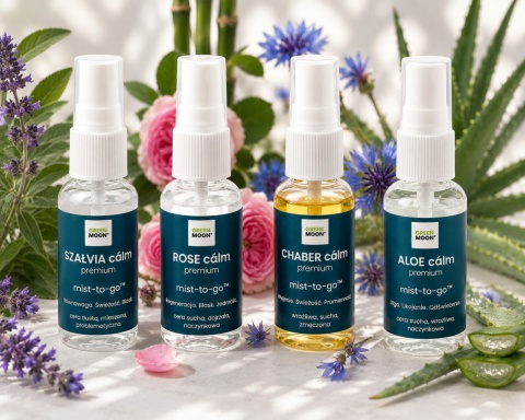 GREEN MOON® slow skin line – naturalne mgiełki na bazie hydrolatów do codziennej pielęgnacji