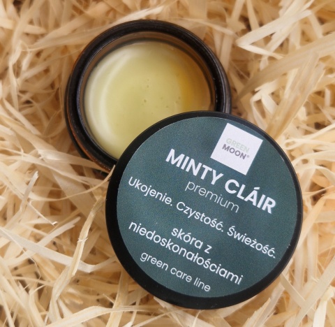 GREEN MOON® MINTY CLÁIR premium – maść pielęgnacyjna do skóry problematycznej i z niedoskonałościami