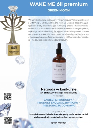 Mini-gift | WAKE ME óil premium – olejek do ciała 3 ml | przetestuj zapach i formułę