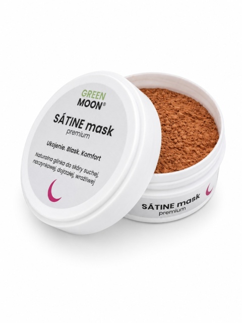 Glinka do skóry suchej, wrażliwej, naczynkowej i dojrzałej – SÁTINE mask premium 50 g