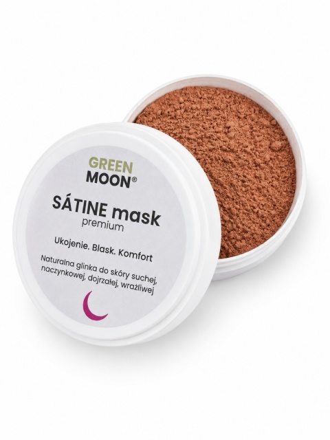 Glinka do skóry suchej, wrażliwej, naczynkowej i dojrzałej – SÁTINE mask premium 50 g
