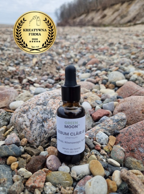 GREEN MOON® SEBUM CLAIR óil premium – olejek do pielęgnacji cery tłustej i mieszanej w butelce z pipetą