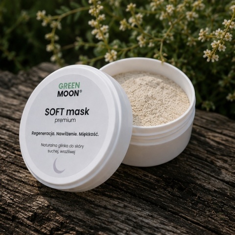 Glinka do skóry suchej i wrażliwej – SOFT mask premium 50 g