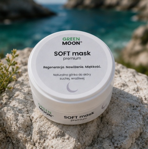 Glinka do skóry suchej i wrażliwej – SOFT mask premium 50 g