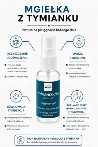 Mgiełka do skóry tłustej, mieszanej i problematycznej – TYMIANEK cálm premium 30 ml