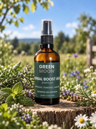 Wcierka olejowa do włosów – HERBAL BOOST élixir premium 100 ml