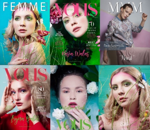 Okładka magazynu modowego – fotografia autorstwa Joanny Kiczki