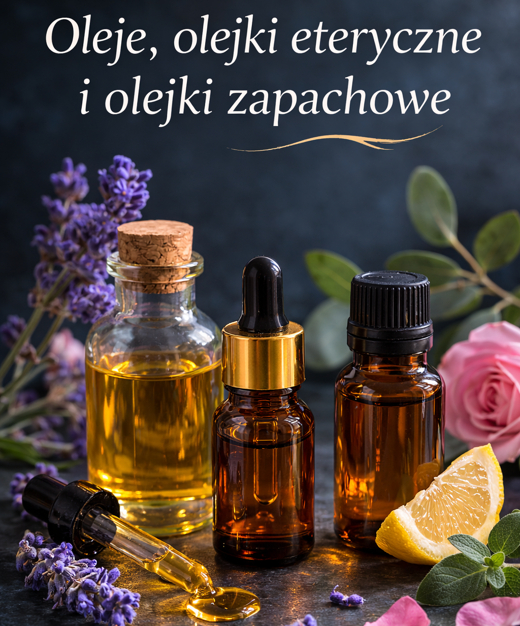 🌿 Oleje, olejki eteryczne i olejki zapachowe – czym się różnią w kosmetykach?