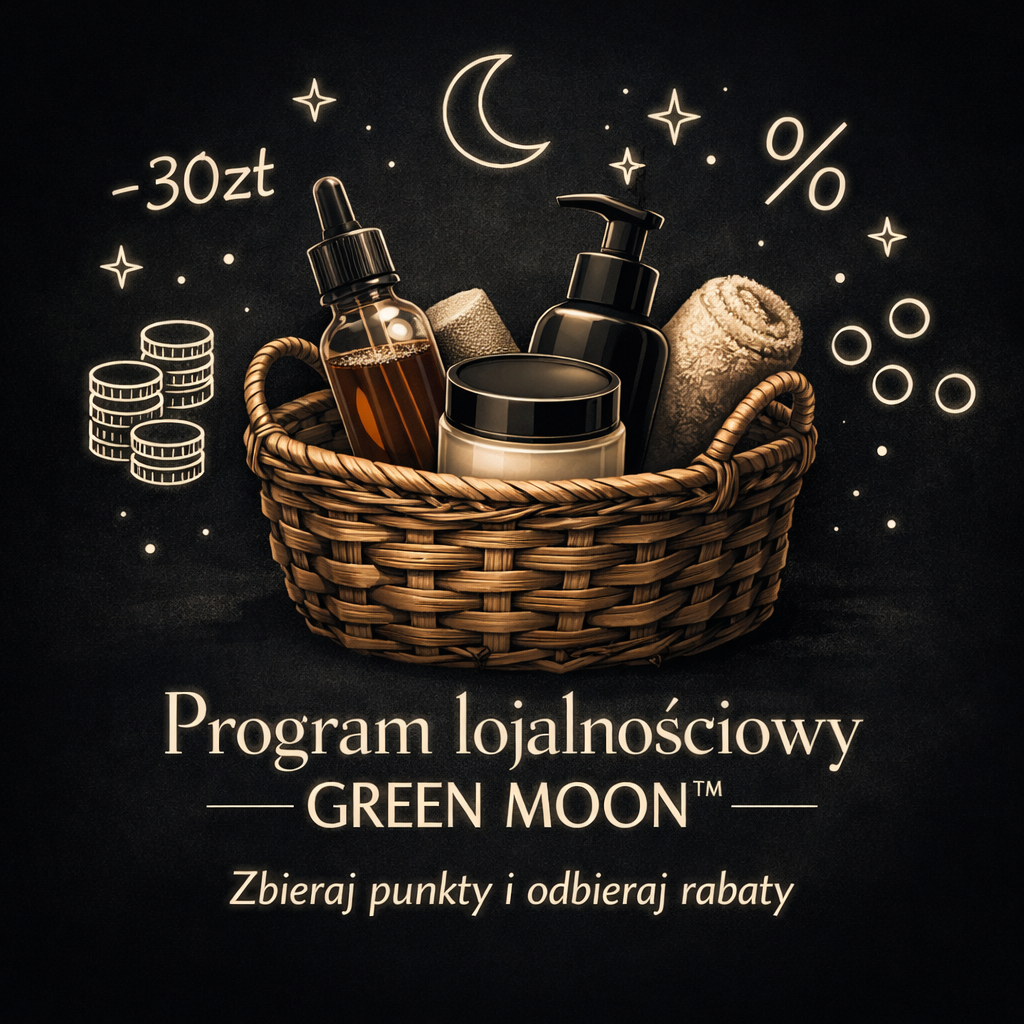 🌿 Program lojalnościowy GREEN MOON® – zbieraj punkty i odbieraj rabaty