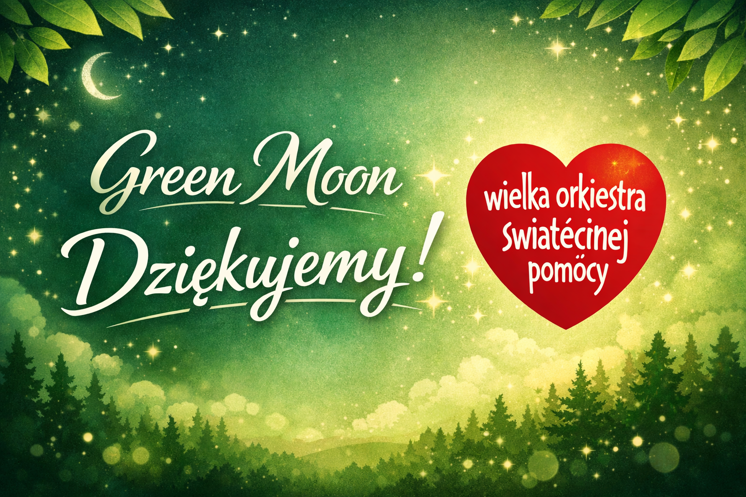 🌙 GREEN MOON® dla WOŚP – podsumowanie naszych aukcji 💚✨